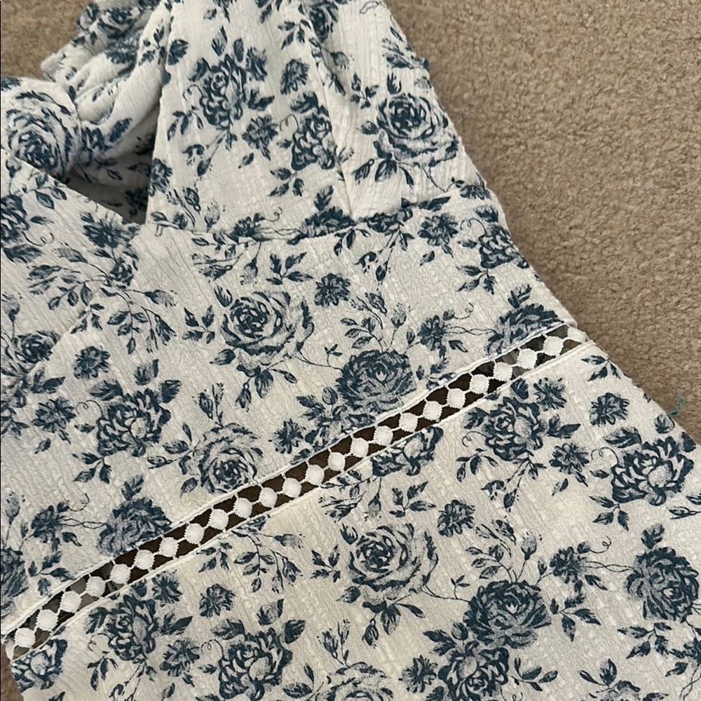 Floral Ruffle Mini Dress - Picture 4 of 8